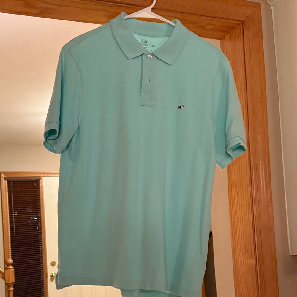Vineyard Vines Men's Mint Green Polo Shirt